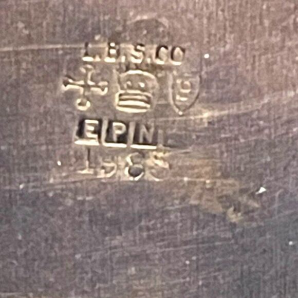 Vintage Teapot Silver Plated MCM Coffee Pitcher L. B. Smith Company Silverplate - Picture 7 of 8